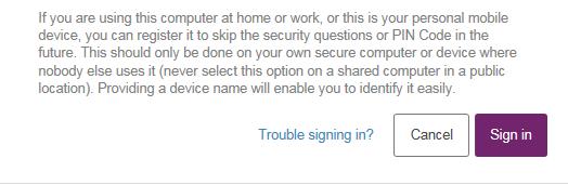 Trouble Signing In If you cannot successfully log in and have forgotten your password, you may use the Trouble Signing In link. You must have a valid email address in your WebLink User ID record.