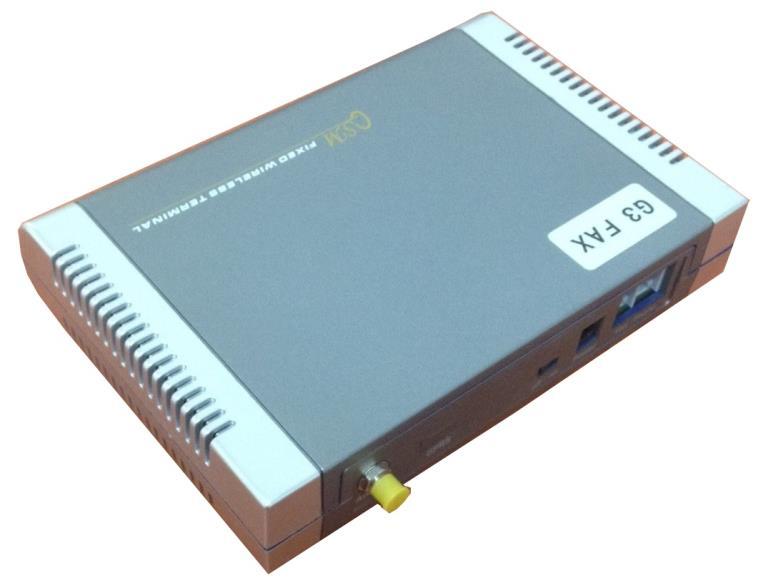 User Manual INTRODUCTION GSM Fixed Wireless Terminal with Fax Function which supports voice, data and fax.