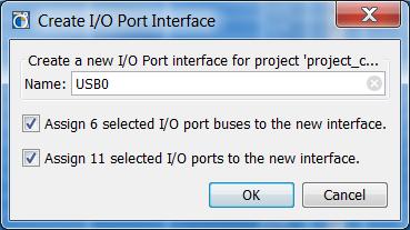 Click OK. 8. In the Search field, change _0_ to _1_ and follow the same steps to create a USB1 I/O Port Interface. 9. Click the Show Search button to remove the Search filter.