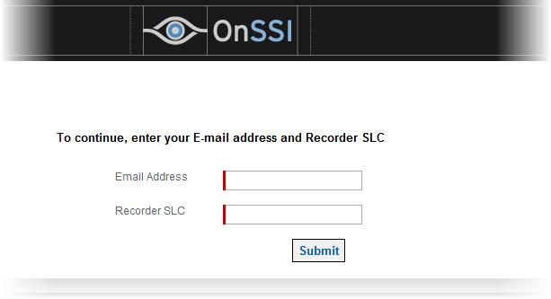Management Client Activate (Register) Licenses - Online 1. You must first register with the OnSSI Licensing Portal. This process need only be done once.