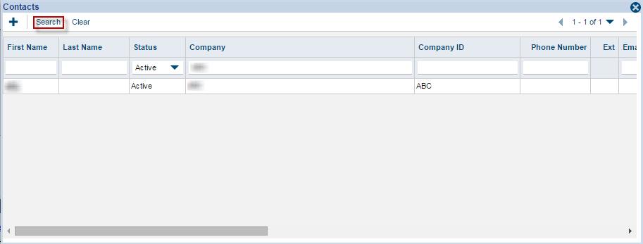 Trend Micro Remote Manager Administrator's Guide 7. Specify the contact information. a. In the Contact field, type the contact name. b. Click Search. The Contacts screen appears. c. Select the contact from the list.