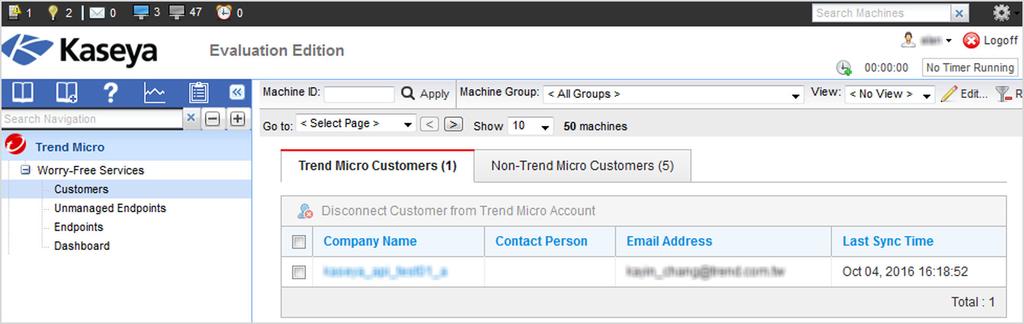 Kaseya Support 7. Verify that the number of Seats allocated to each customer is correct, then click Import > to add the selected customers to the list.