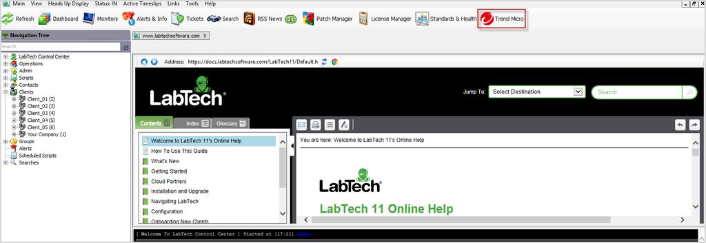 Tip If you are using LabTech 10.