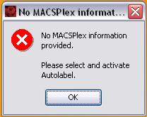 5.2 Data acquisition warning windows A warning window appears when starting the MACSPlex_ Exosome Express Mode, stating that no MACSPlex information is provided: MACSPlex Reagents are not selected.