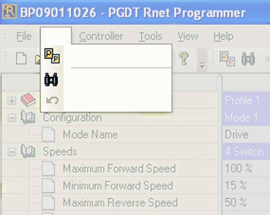 CHAPTER 8 Drop Down Menus PC PROGRAMMING Edit Copy Profile.