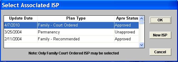 i. If you select one of the existing ISPs to associate, you will be taken to the Progress