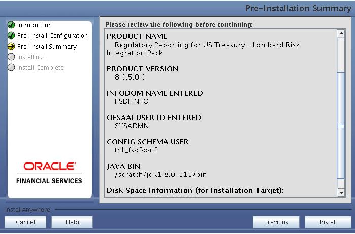 7. The Pre-Install Configuration (Please Wait) screen is displayed.