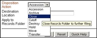 Introduction Figure 1-2 Option list item tooltip (only supported by Netscape, Mozilla, and Firefox browsers) Quick Help Click the Quick Help button where available on pages and screens to view