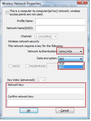 4.7.2 Configuring WPA/WPA2-PSK Encryption (for home users) Select WPA-PSK/WPA2-PSK from the Network Authentication box.