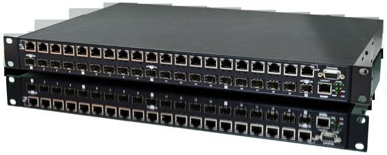 SFP Patching Hub PHB-200M/PHB-200 20x 100/1000Base-T to 20x100/1000Base-X SFP Patching Hub PHB-200M is a 20-channel Managed SFP patching hub that converts copper 100/1000Base-TX to SFPs working at