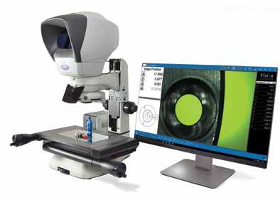 Swift PRO Duo Video & Optical Measuring System Combining the ergonomic benefits of s patented eyepiece-less optical measurement technology with the speed and practicality of video edge detection