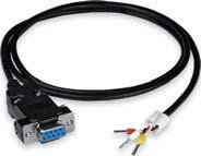 Ordering Information CA-090910 9-Pin Female D-Sub Cable for RS-422
