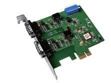 Industrial Communication & Networking Products Catalog 1-2 PC-based Serial Communication Cards PCI Express Model Name COM- Selector RS-422/485 Self-Tuner Isolation (VDC) ESD Protection Max.
