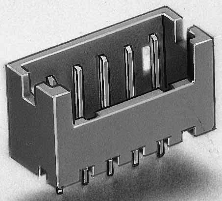 Single Row Straight Pin Header (Through hole) [Specific No.] **, (**) Blank: Tin plated 20: Tin plated, tube packaging BTube Dimensions 5 Board Through-hole Diameter:Ø0.6±0.03 Part Number DF13-2P-1.