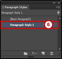 Figure 37 - Click Inside the Non-Formatted Paragraph 4. Click the Window menu. 5. Click Styles > Paragraph Styles.