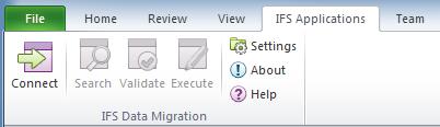 User Manual for IFS Data Migration Excel Add-In 2014-02-28 3(10) IFS DATA MIGRATION EXCEL ADD-IN 1.