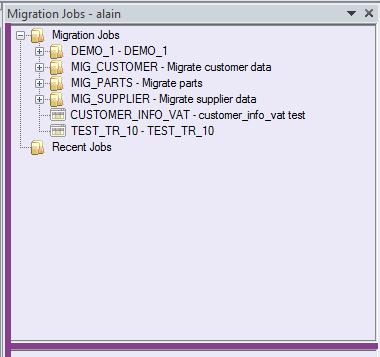 User Manual for IFS Data Migration Excel Add-In 2014-02-28 4(10) 1 2 3 4 5 6 7 Figure 4- Add-in after connecting Job selected The Connect button (1), upon connecting to IFS Applications changes to