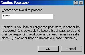 Complex Microsoft Excel 2003 for Business Allowing Access to a File with a Password We will create a file called COMMPASS protected with password COMM.
