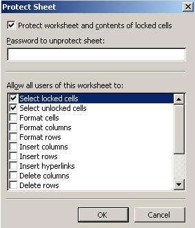 Validate and Protect Data Unlocking Workbooks Cells There will be cells that you don t want protected because data must be entered.