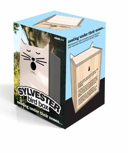 Sylvester Bird Box Provide a safe and snug place for birds to roost and