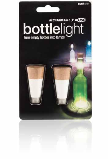 Double Bottle Light Pack Rechargeable light
