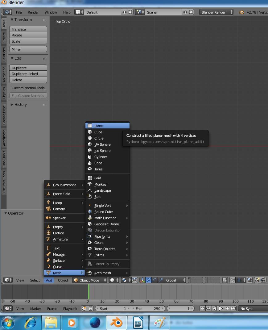 To do that, look at the top of Blender window.