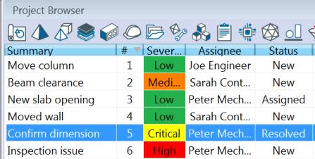 The results of each operation are organized as Issues you can assign and track using the Issue tracking feature. Track and resolve issues Efficiently document, track and resolve coordination issues.