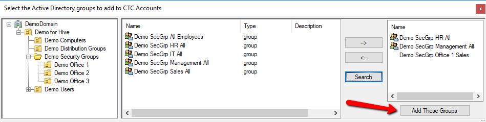 disabled in Active Directory. By default, this user won t be added to the CTC Accounts system.