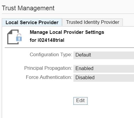 You still have trust to the SAP ID service, but when you send outbound SAML assertions, the configured local provider will be used to sign them (see Figure 3).