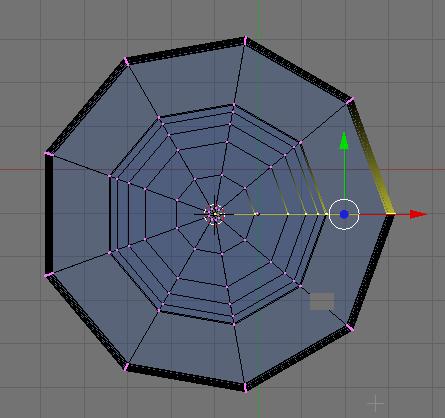 LMB click anywhere in the Top View and Blender will Spin the vertices creating the