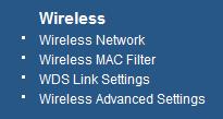 Operation Mode: Select Access Point or Repeater radio button. In order to configure the Repeater, click on the WDS Link Settings under the Wireless dropdown menu.