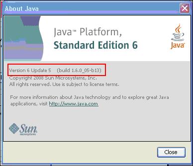 Note: You can download Java updates from http://java.com/en/. 2.