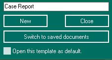 Use an Existing Template or Saved Report Once you have selected the Report Module icon, it will open a new module with pre-loaded templates.