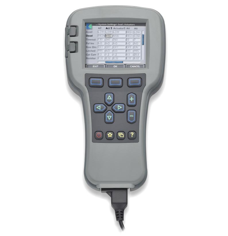 The Curtis Model Handheld Programmer is ideal for setting parameters and performing diagnostic functions.
