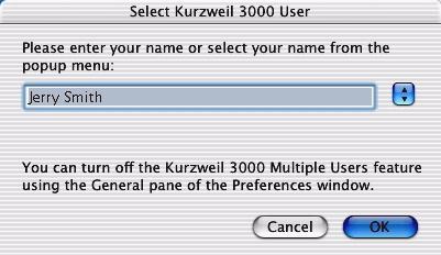 Using a Single Copy of Kurzweil 3000 with Multiple Users 6. Click Kurzweil 3000 Multiple Users. 7. Click OK to close the Kurzweil 3000 Preferences dialog. 8.