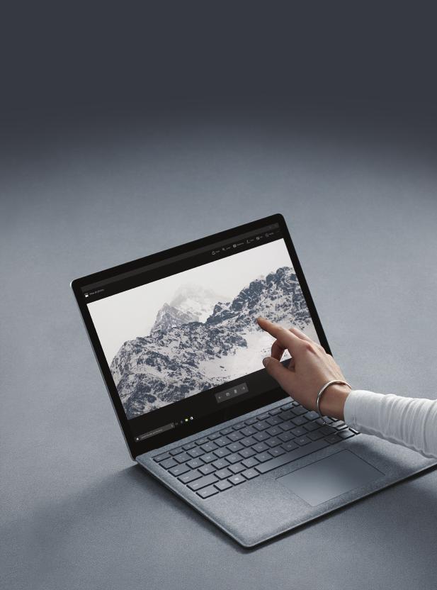 Introducing Surface Laptop. Style and speed. Built for the connected enterprise. Work fast and look good while doing it.