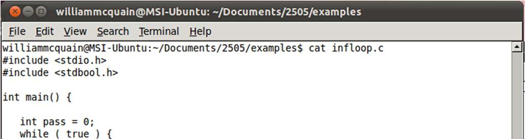 Viewing a File: cat and less Linux Commands 19 You can use the cat command to display the contents of a file to