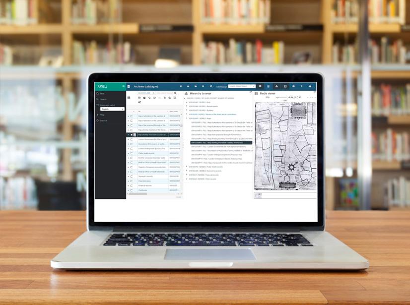 Axiell Collections Standard Comprehensive functionality for library management with the ability to modify the application to your requirements.
