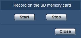 3 Record images on the SD memory card manually 3 Record images on the SD memory card manually Images displayed on the Live page can be recorded on the SD memory card manually.