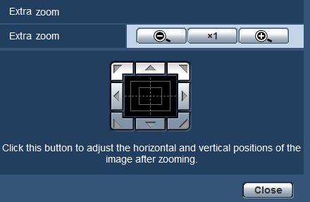 11 Configure the settings relating to images and audio [Image/Audio] The mask area may move out of alignment when Extra zoom is configured.