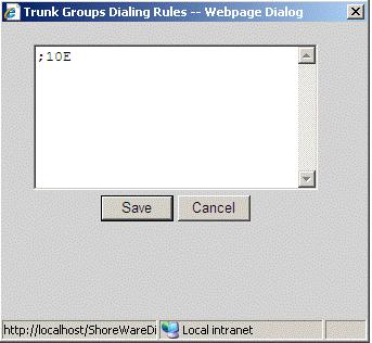 Trunk Groups Settings Click on the SIP Trunk Group desired, in this case it was HQ Verizon SIP. The Edit SIP Trunk Group screen will appear.