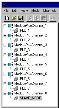 Previously, the Modbus Plus Driver restricted users to configuring a single channel in the OPC Server project and required that all Modbus Plus devices that would be accessed be defined under this