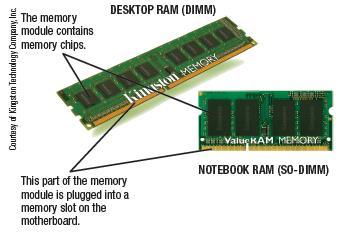 Processing Hardware and Other Hardware Inside the System Unit Consists of circuits etched onto chips arranged onto circuit boards called memory modules Capacity is measured in bytes Computers must