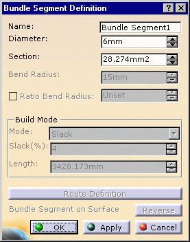 Page 52 CATIA switches to the Electrical Harness Installation workbench (Part). 3. Click the Bundle Segment Definition button.