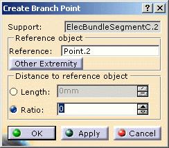 Page 67 5. Click a point on the curve where you want to create a branch point.