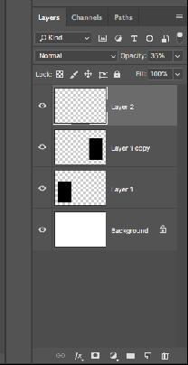 19. Add a new layer into the Layer Panel. Do this by clicking on the icon at the bottom of that panel. See Fig 15. When you click on that icon, a new layer will appear at the top of the Layer stack.
