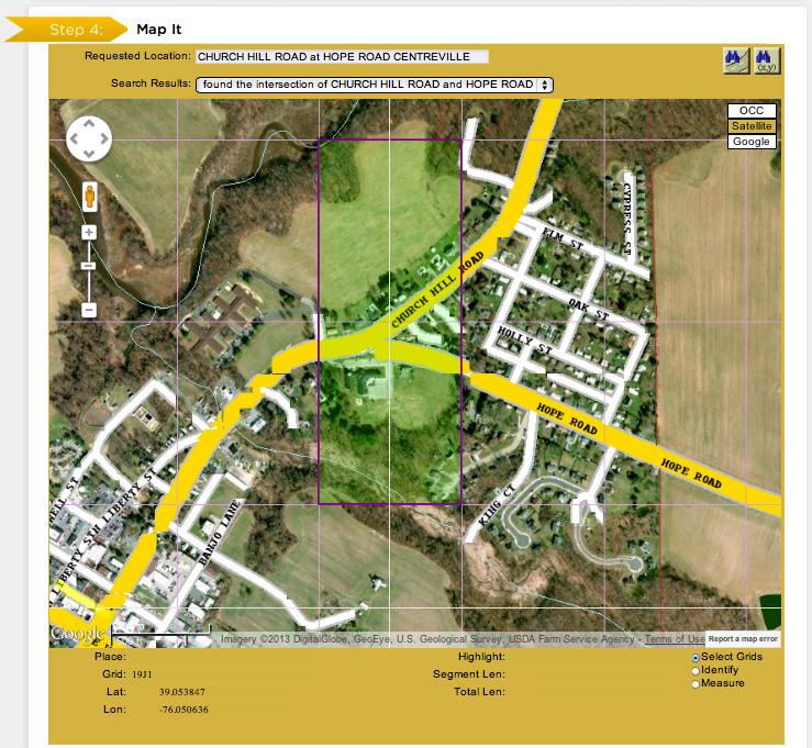 SUBMIT A LOCATE REQUEST 25 STEP 4: MAP IT - GRIDS Continued Measuring to a specific point You can use the measure function to determine distances on the map.