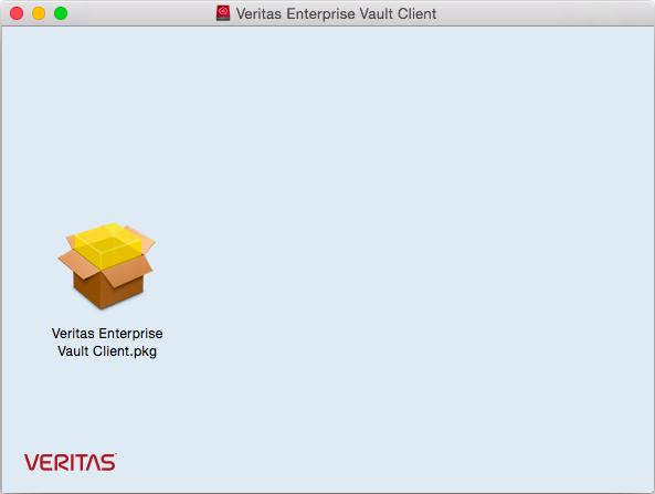 Introducing Veritas Enterprise Vault About shortcuts to archived items 6 To install the Enterprise Vault Client for Mac OS X 1 Quit any applications that are running, as they might interfere with the