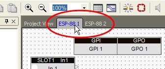Specify the DSP card and GPI/O card configuration at the bottom of the Properties window. Figure 3.