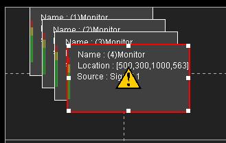 For example: the top left corner of the original monitor window is (200,0), copy it, and paste it, the top left corner of the new monitor is (300,100), as shown in Figure 3.